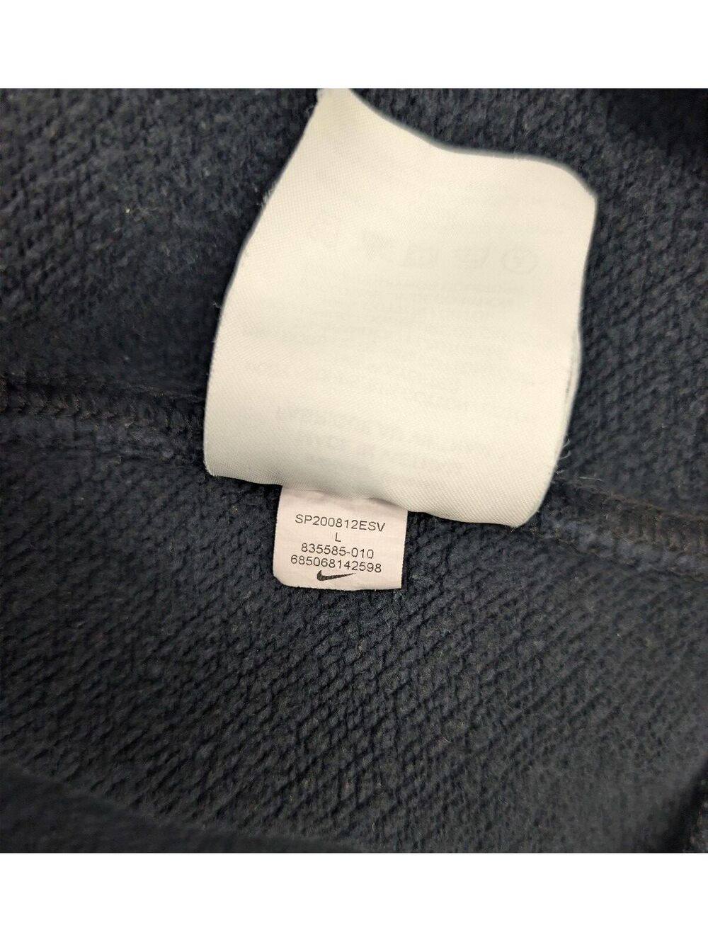 Nike Men's Large Gray Hoodie Sweatshirt Made in Vietnam - Picture 4 of 5